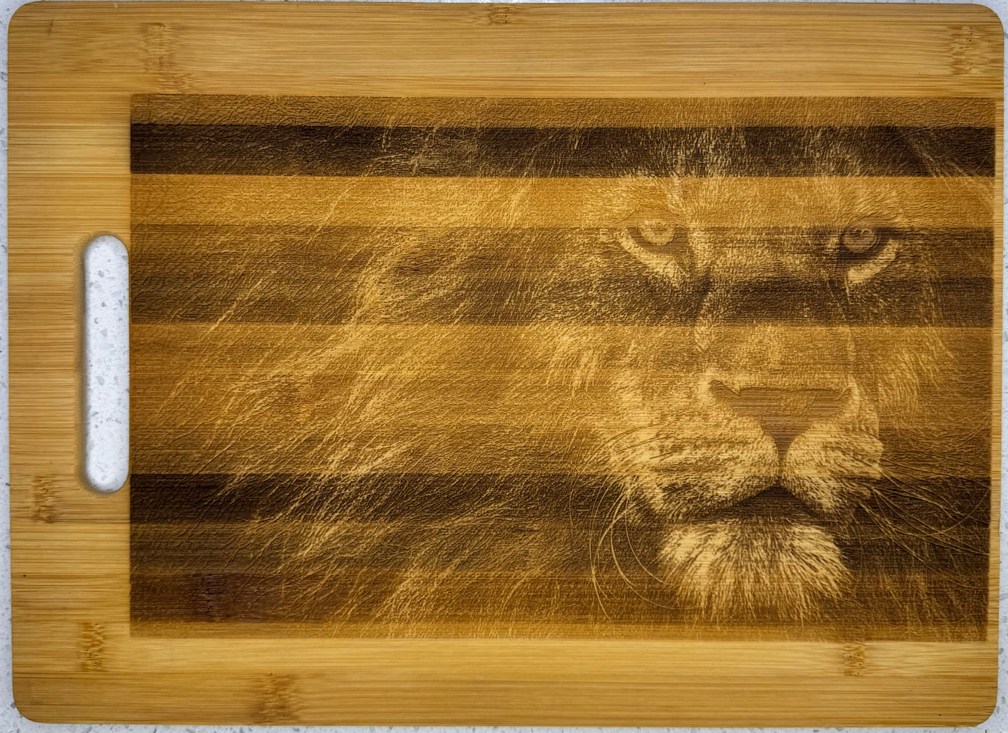Lion cutting board