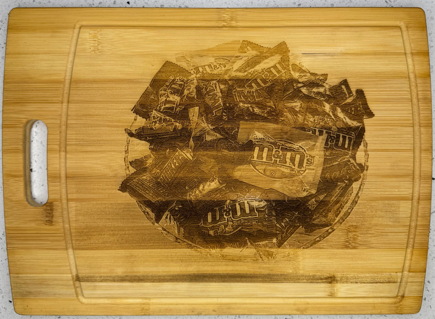 Candy bowl cutting board