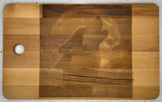 Wolf cutting board