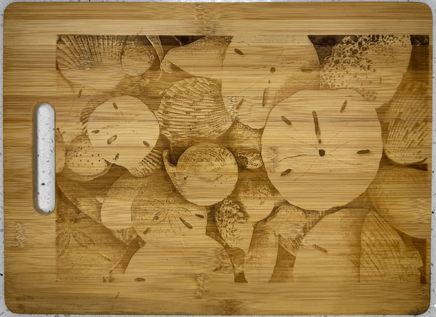 Sand dollar cutting board